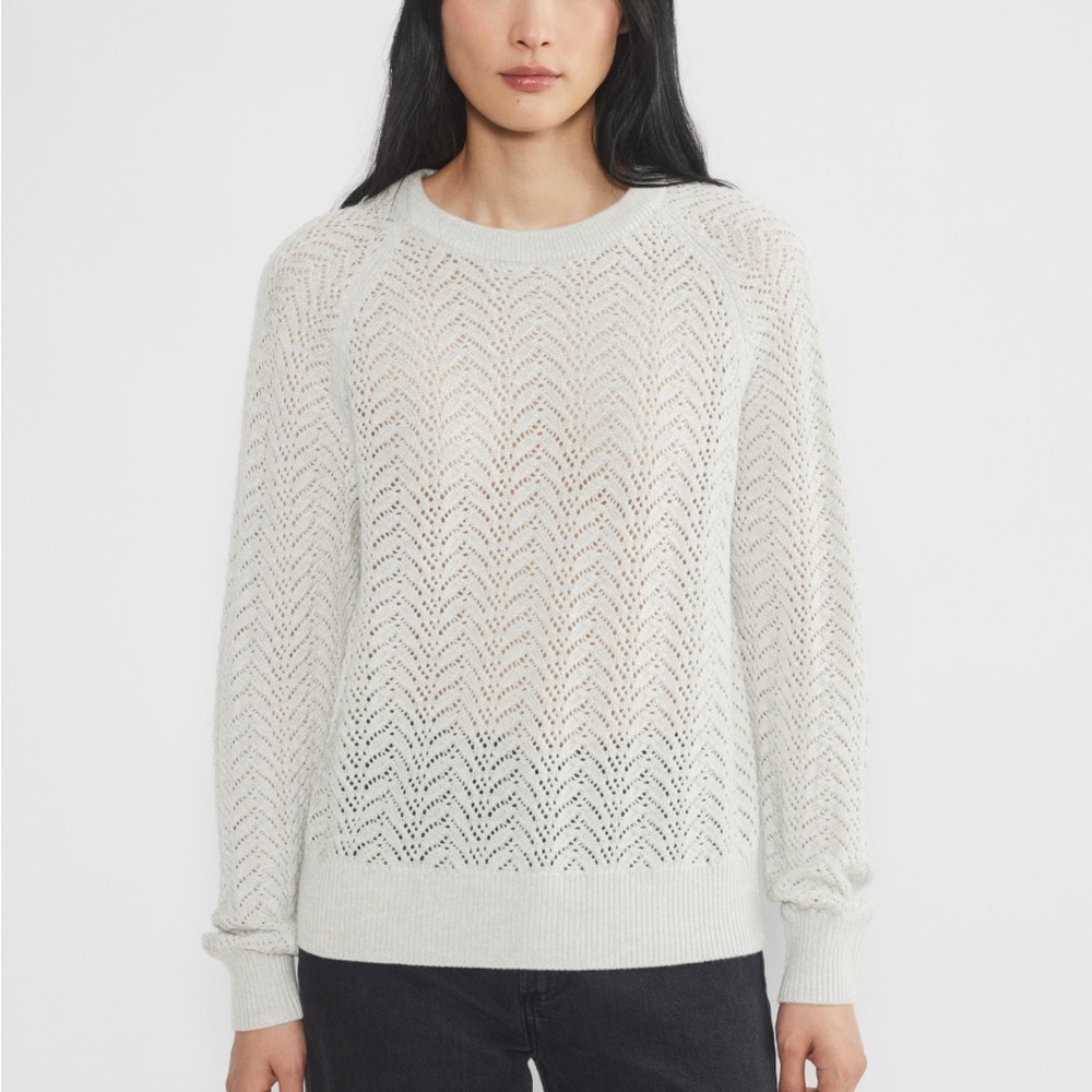 Aritzia Wilfred Arbor Sweater in Light Birch Size XL